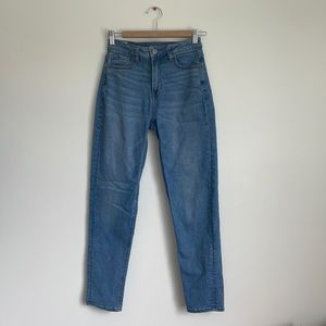 American Eagle Dark Wash Mom Jeans- 00